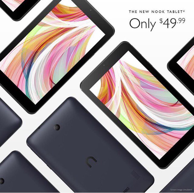BNHazardCenter's tweet photo. Our brand new #nooktablet is only $49.99! Available Black Friday weekend! Come in store to it out now! #bngiftgoals #barnesandnoble #reading https://t.co/qMXNiFDMQp