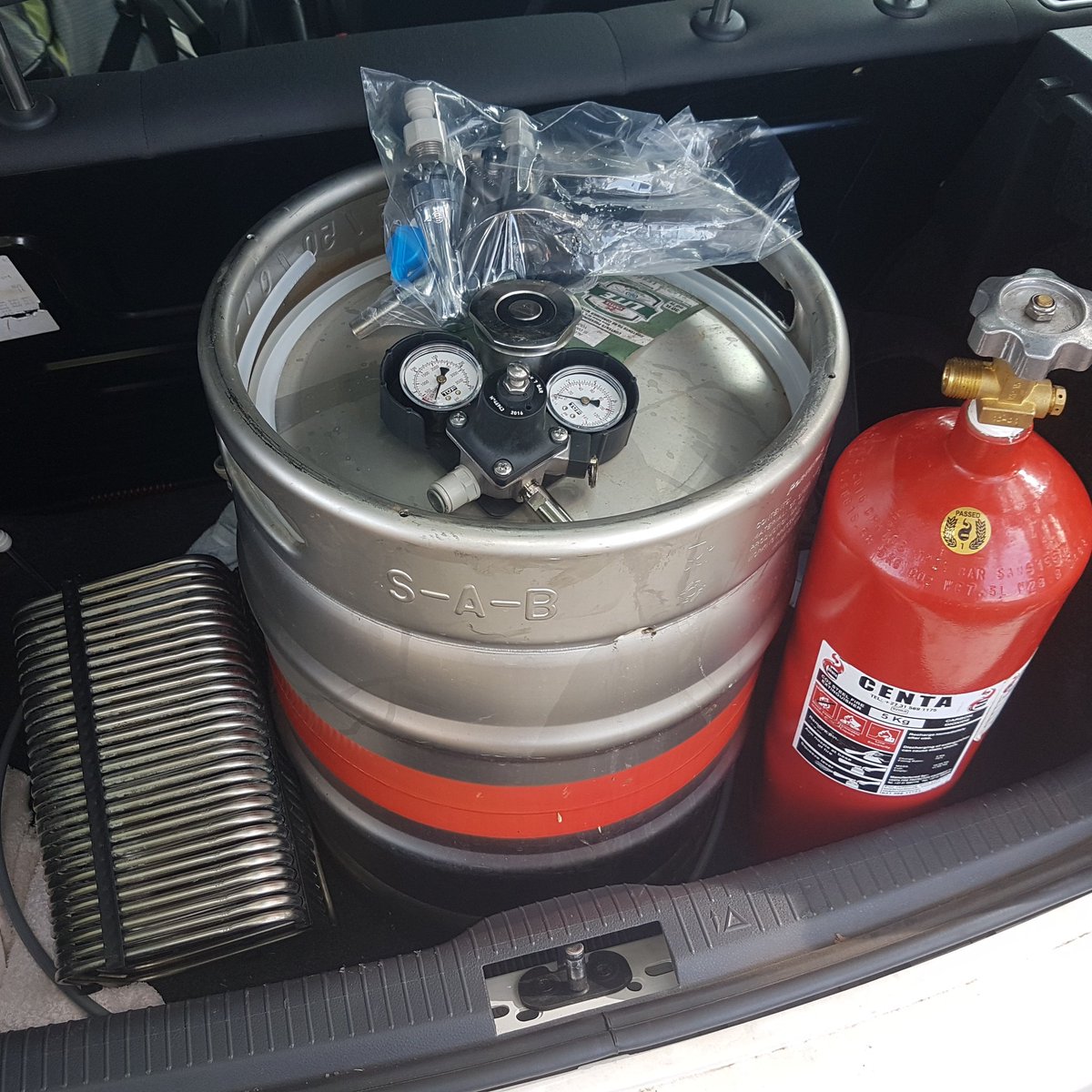 Upgrading our home brew system and moving up to the drought machine #BeeratitsFinest  #PirateBeer <a href="/worthogbrewers/">Wort Hog Brewers</a> <a href="/BrittainJames/">James Brittain</a> <a href="/CABrittain/">Charles Brittain</a>