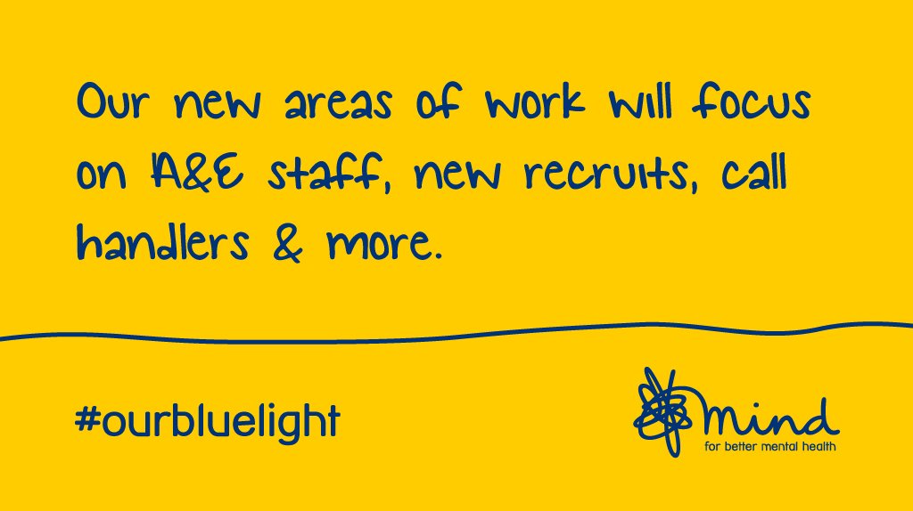 More funding means we can carry out new #ourbluelight work too, focused on call handlers, new recruits &amp; A&amp;E staff: bit.ly/1R5On2t