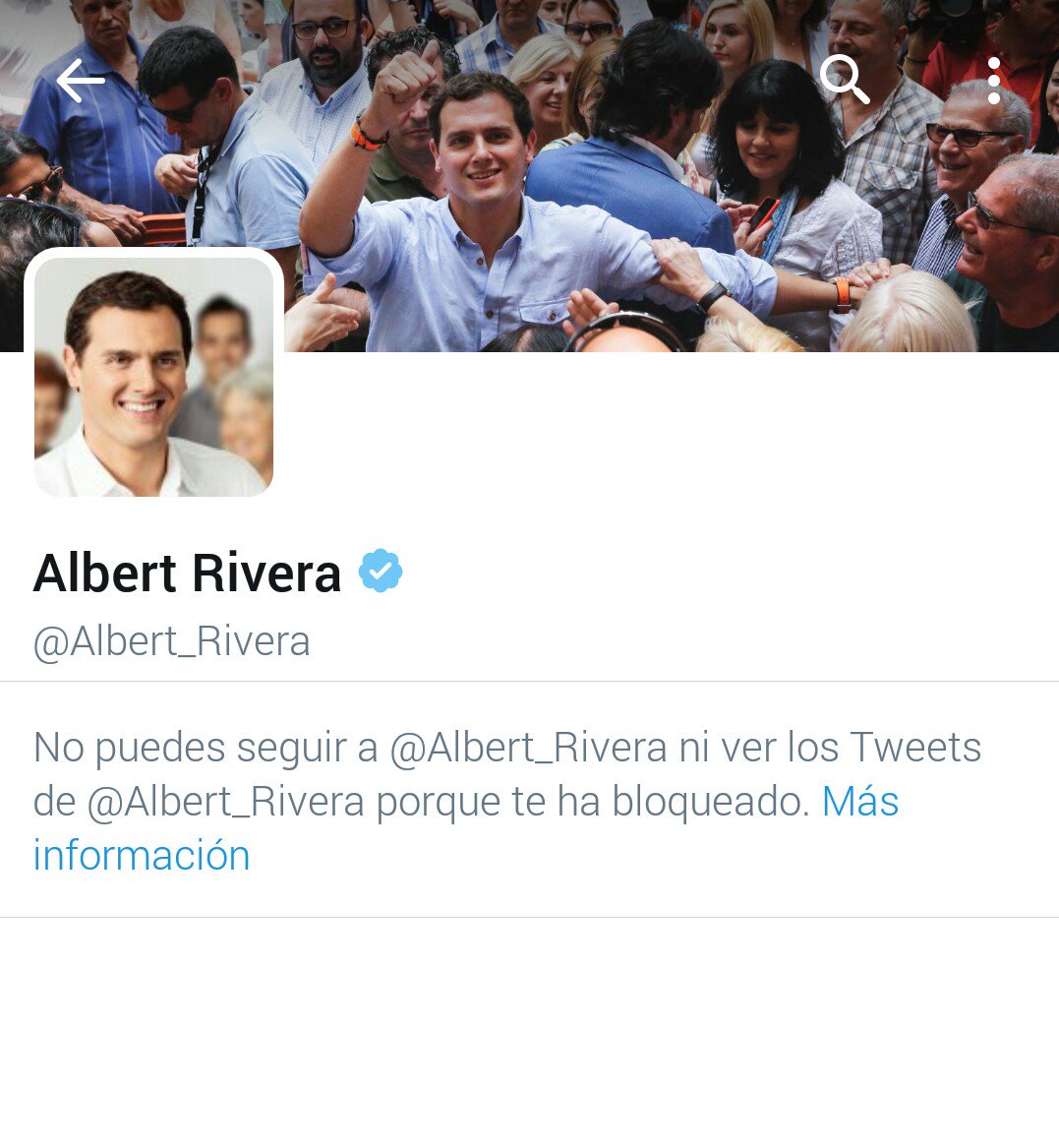 13mescribano's tweet photo. Así reacciona Albert Rivera a mis críticas fundamentadas y sin rebatir...
@CiudadanosCs @Cs_Andalucia https://t.co/lQWHFEVHPK