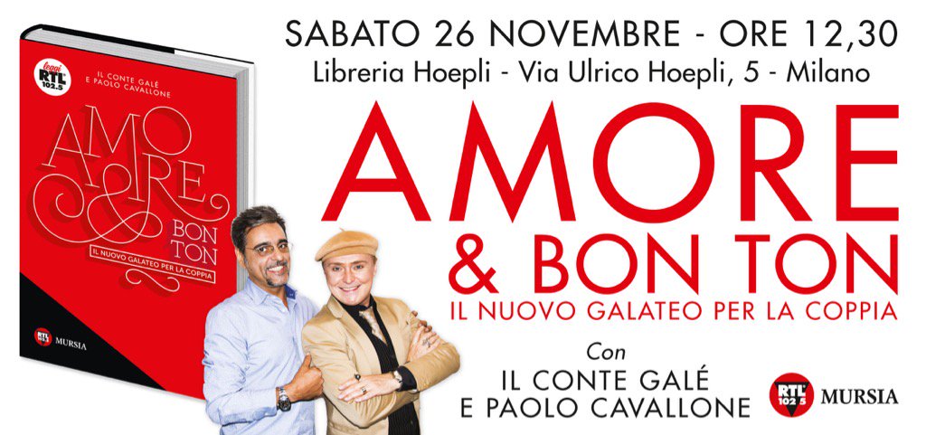 Vi aspettiamo!😜<a href="/rtl1025/">RTL 102.5</a>