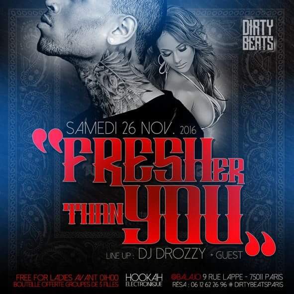 FredFlowAcademy's tweet image. #Booking @DjyDrozzy se produira ce Samedi 26 Nov @BalajoParis .. #TurnUp #Clubbing #HipHop #FresherThanYou #DirtyBeats @FlowAcademy_