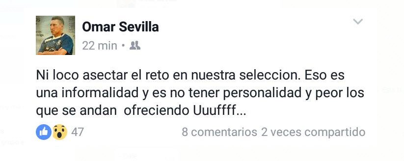 Se analiza la contratacion para el nuevo tecnico a dirigir la seleccion nacional. Cx9X0WdWEAAbP17