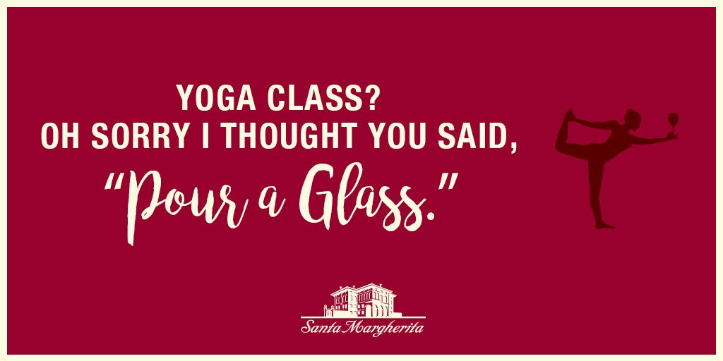 Life is about balance… #NamaSip #WineAndYoga #NailedIt