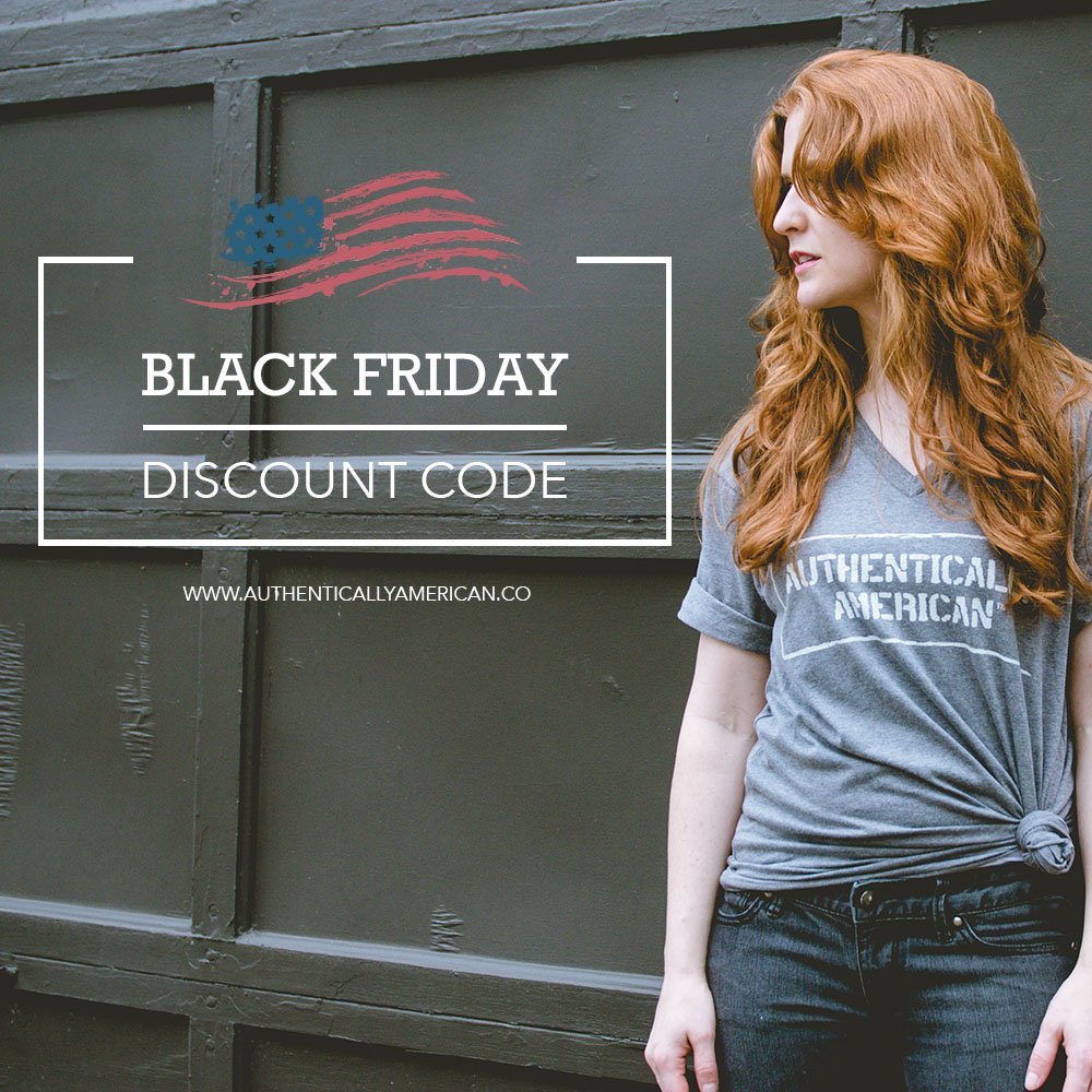 AuthenticallyUS's tweet photo. Join our mailing list and receive an exclusive Black Friday code to save 20%! Code will be emailed Thursday! https://t.co/n2jYVt8ivj https://t.co/Q28gdsjRH5