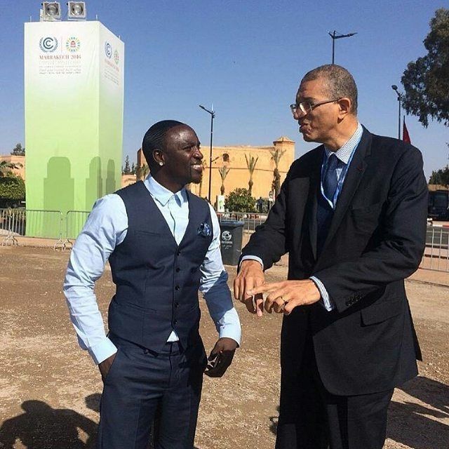 African_Charity's tweet photo. Icons making big plans. @Akon #lightToLearn @African_Charity #sunuleaf #senegal #Africa. https://t.co/ufH7qqHjNj