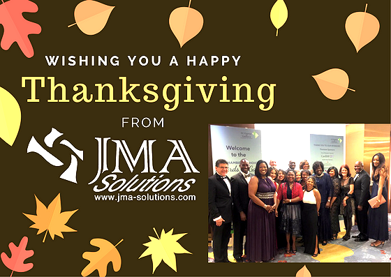 JMA_Solutions's tweet photo. #JMASolutions would like to wish everyone a very #HappyThanksgiving! #Thanksgiving #givethanks #SmallBizSat #SDVSOB #Military https://t.co/4h69FKf8sY