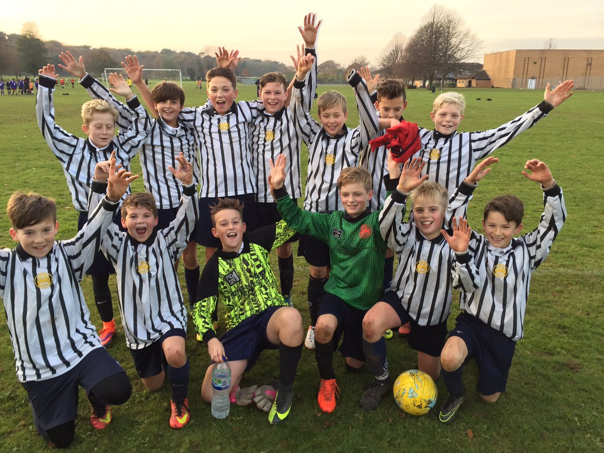 Huge congratulations to the U12 football team - through to the town cup final!! #Wembleyway  #winnersaregrinners