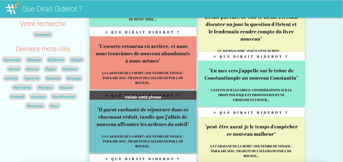 Comme promis, une belle surprise du #bot <a href="/Diderobot/">Que Dirait Diderot ?</a> <a href="/laBnF/">La Bibliothèque nationale de France</a> <a href="/GallicaBnF/">Gallica BnF</a>: les cards passent en couleurs !!! A tester > bit.ly/bnf-qdd