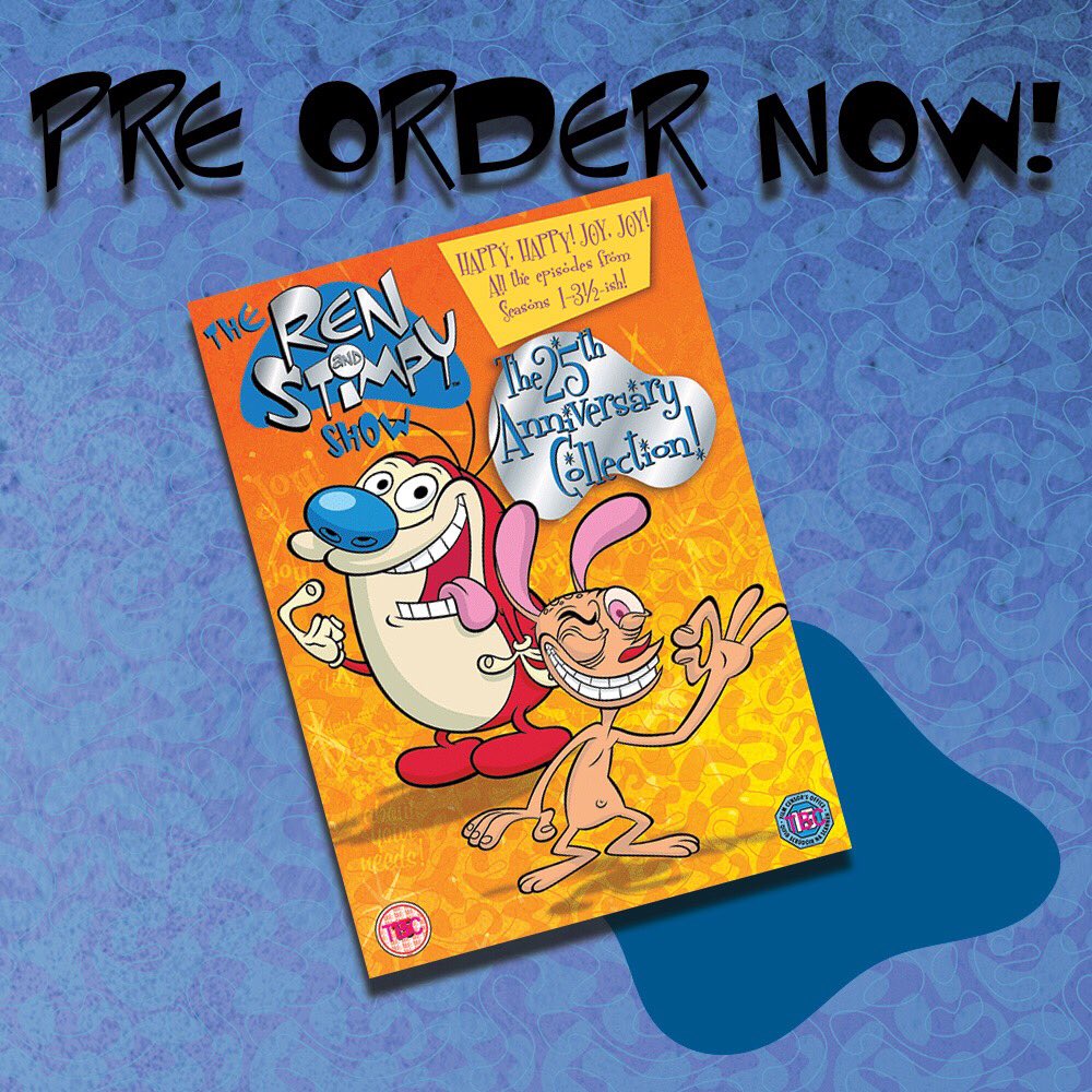 RenandStimpy25's tweet photo. Pre-Order the 25th Anniversary Collection of Ren and Stimpy now available for Xmas  https://t.co/oceVxZXGJ8 https://t.co/vWZPb8A1zJ