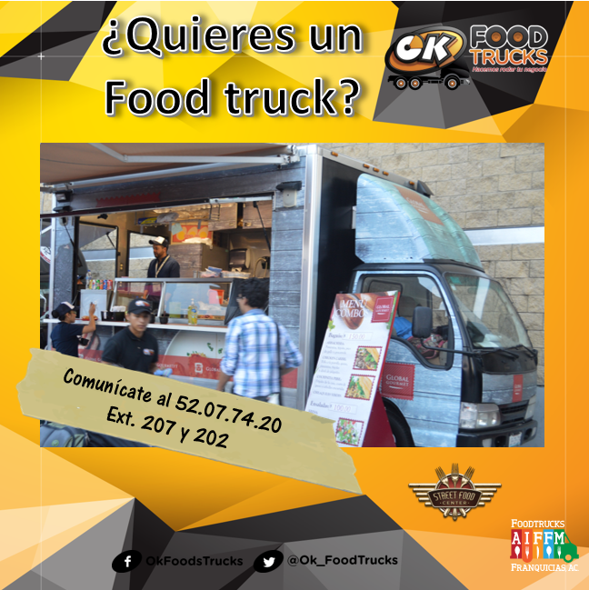 ¿Quieres un #Foodtruck?
¡Contactanos!