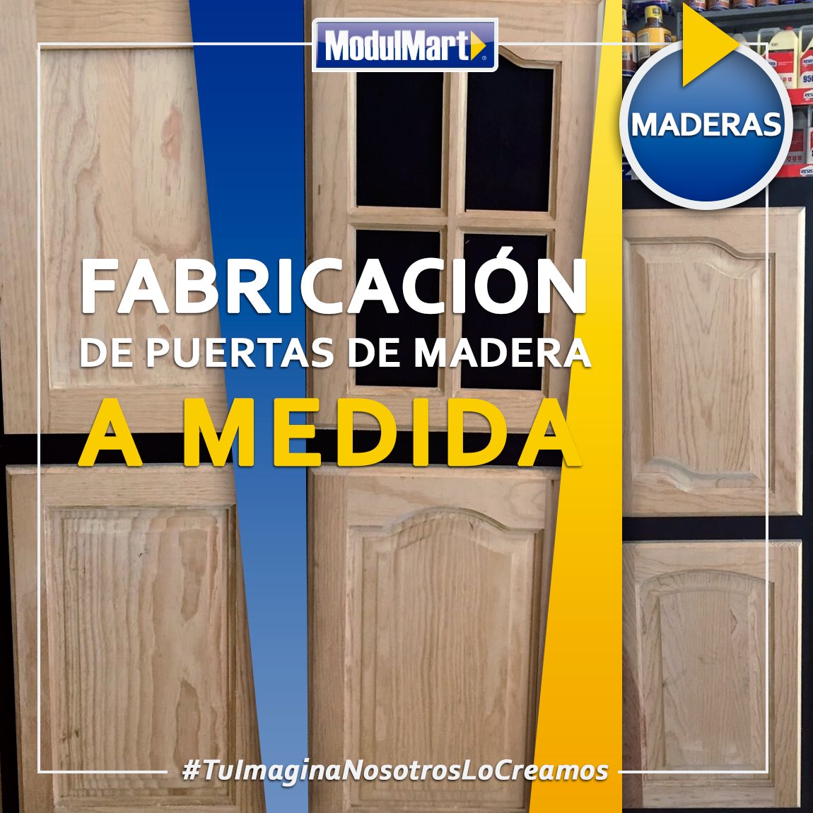 ModulmartMX's tweet image. Contamos con fabricación de puertas de madera para #cocinas y todo en accesorios para que renueves o estrenes. ModulMart.com