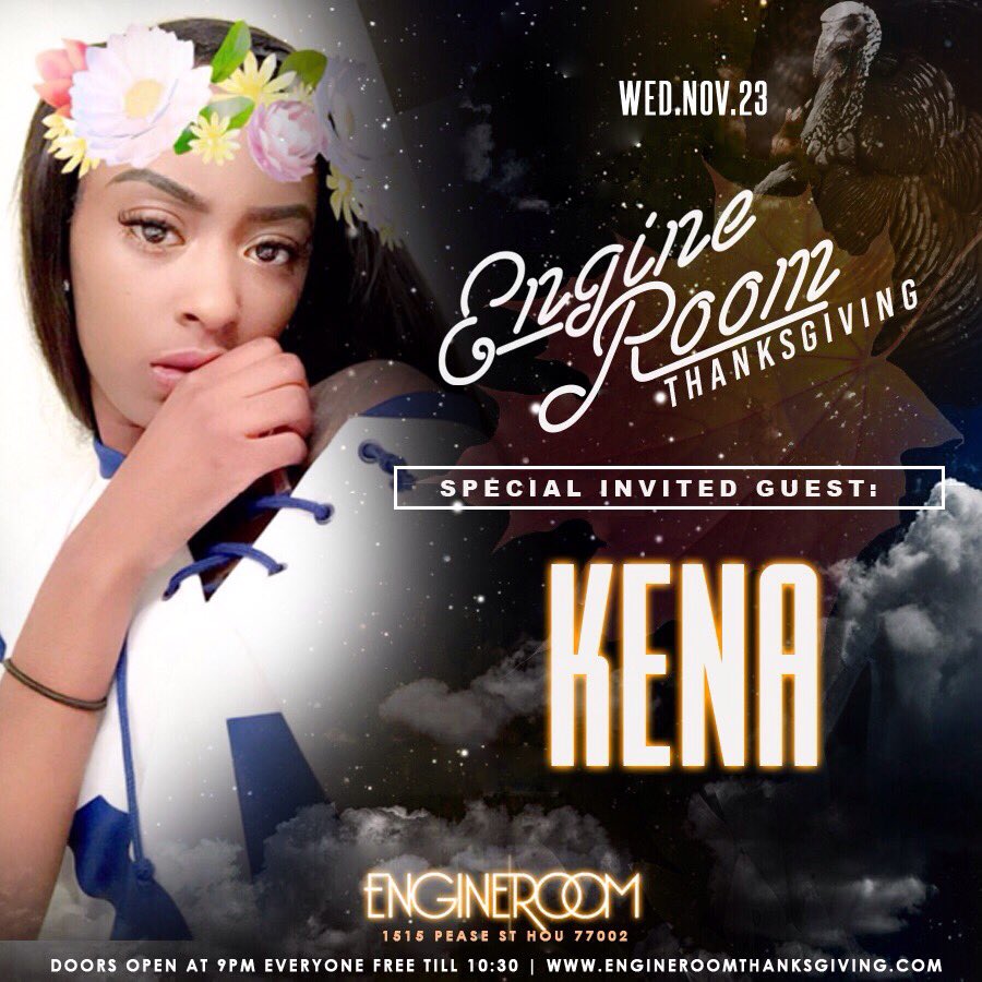 Alexwiththetats's tweet photo. @sincerelykenaa & @TeeThaFreak bout to be lit for #EngineRoomThanksgiving ! HMU for FREE ENTRY ! https://t.co/uCzUC46V67