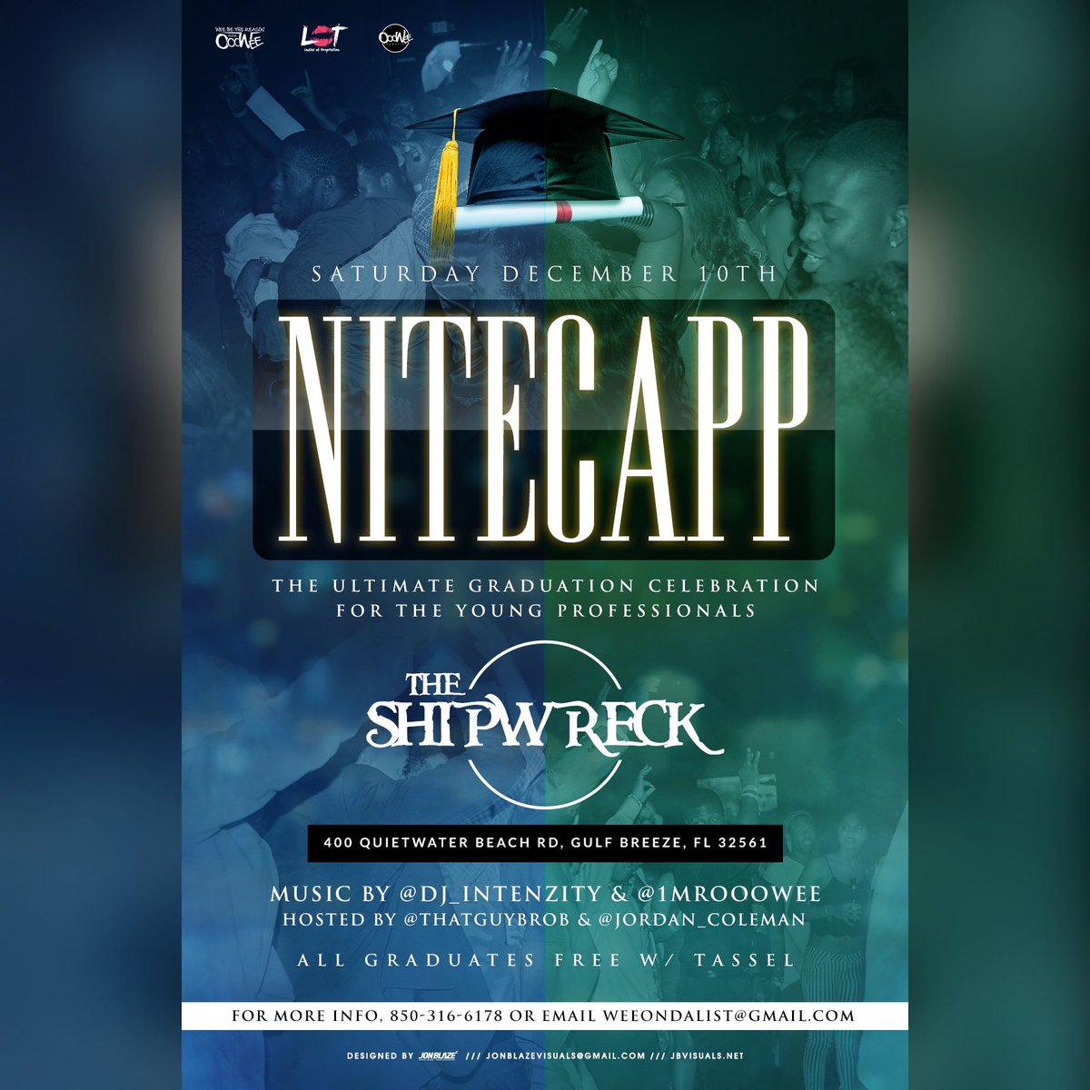 WeeBeTheReason's tweet photo. DECEMBER 10TH GRADUATES 🎓 GET READY!!! #NITECAPP 👈🏽 YOUR OFFICIAL GRADUATION CELEBRATION 
GRADUATES FREE ALL NIGHT W/TASSEL https://t.co/yVr3pUChFr