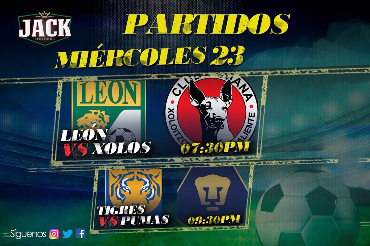 JackPub06's tweet photo. Inicia hoy la liguilla!! Además el tributo a The Cure y Oasis!! https://t.co/1tI4csPj0T