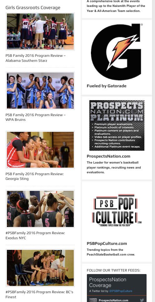 Want to know what makes many of the nation's premier travel teams work? Read their #PSBFamily Program Reviews at PeachStateBasketball.com