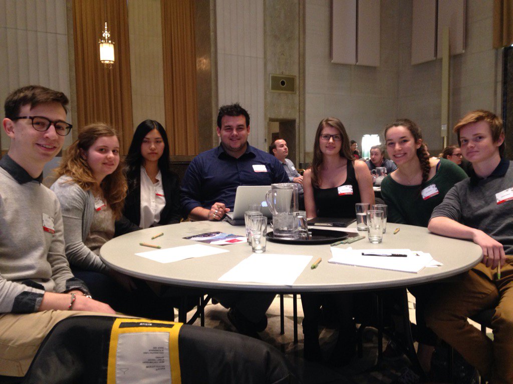 Wisdom from my table group: Follow your passion and find your own path for climate leadership. #youthclimateaction