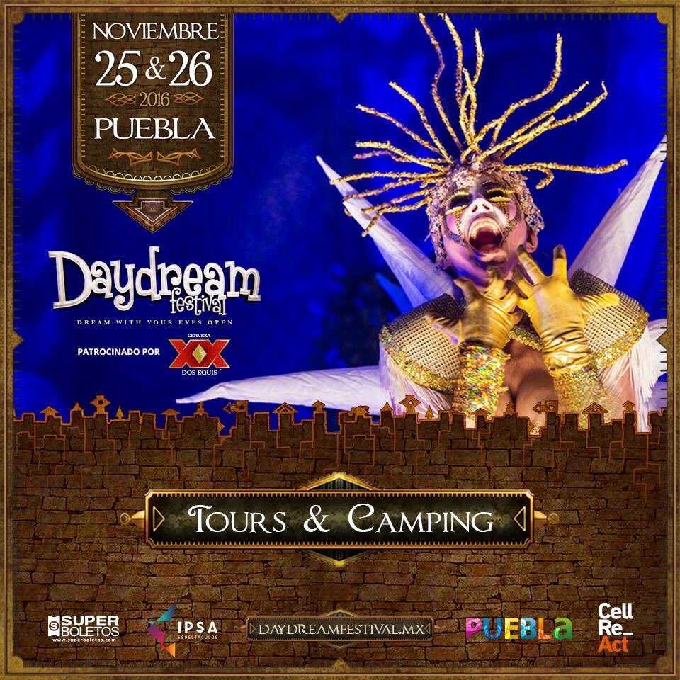 Después del éxito en el <a href="/CoronaCapital/">Corona Capital</a> próxima parada #Puebla #DaydreamMexico #DaydreamFestival en la #zonadefoodtrucks