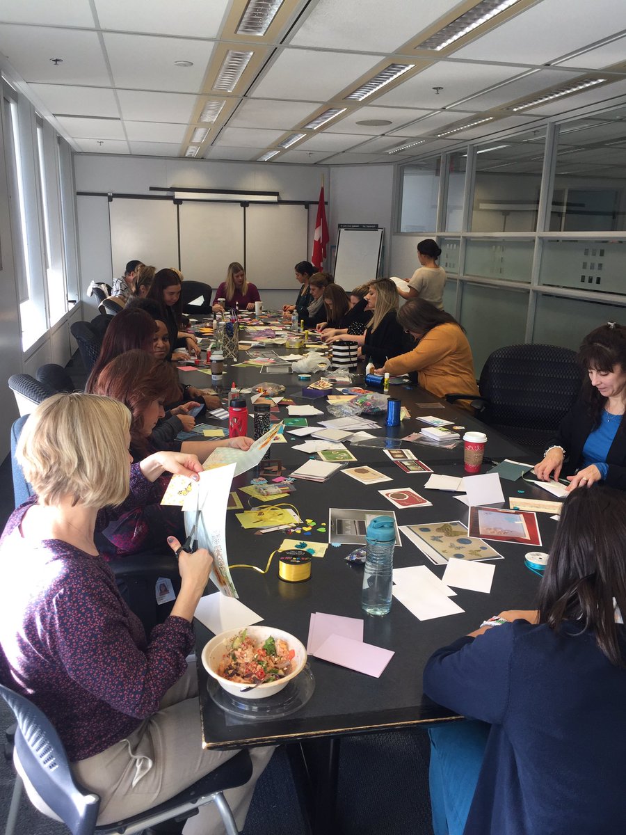 HilaryAllaire's tweet photo. Full house for today's Community Action Day. CSB is so creative! #CSBGives #CSBCares @CSBHC2_DGSGSC2 https://t.co/CMqE5ICq02