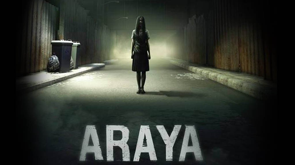 Starlet_Blossom's tweet photo. My boyfriend is live playing the new horror game #ARAYA before I try it out tomorrow! This should be fun to watch https://t.co/djaSRlPD1u https://t.co/xdx0NTNlEj