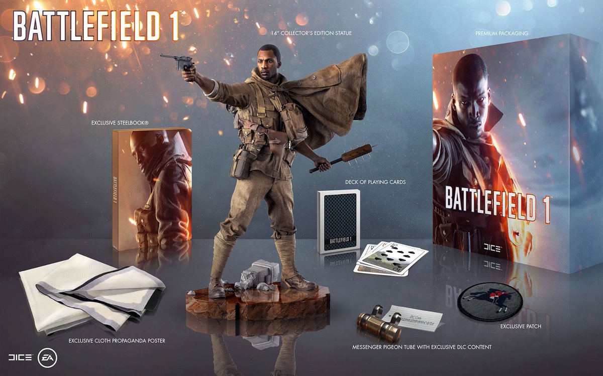 JS200unboxes's tweet image. Happy Friday! Here's a Giveaway to WIN a Battlefield 1 Collector's Edition #Battlefield1 Simply RT &amp;amp; Follow by Saturday 19th November 🔫