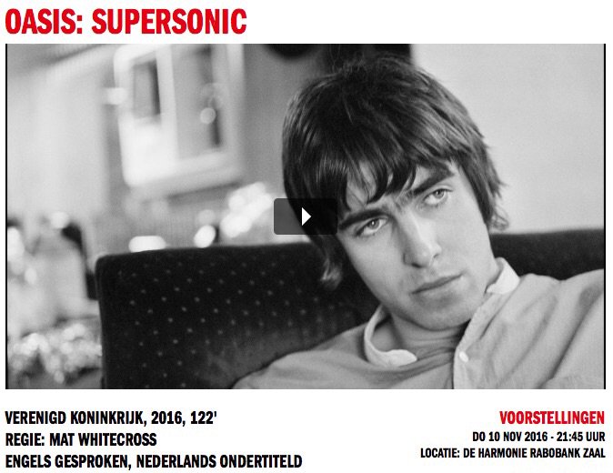 SjoerdNota's tweet photo. morgen naar Supersonic, film over de legendarische britpopband Oasis @N_F_F......erg benieuwd!! https://t.co/eB8ryQIkOk