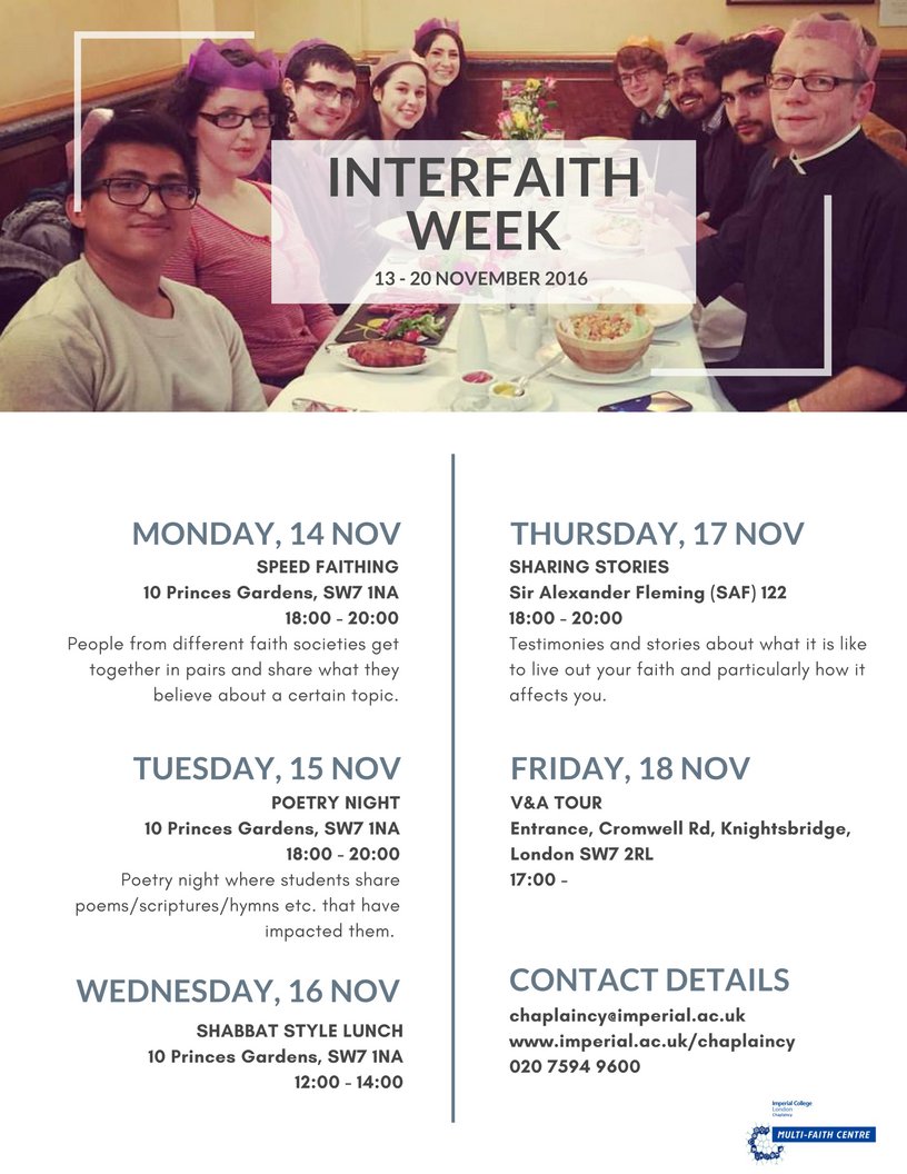 Imperial Chaplaincy tweet media