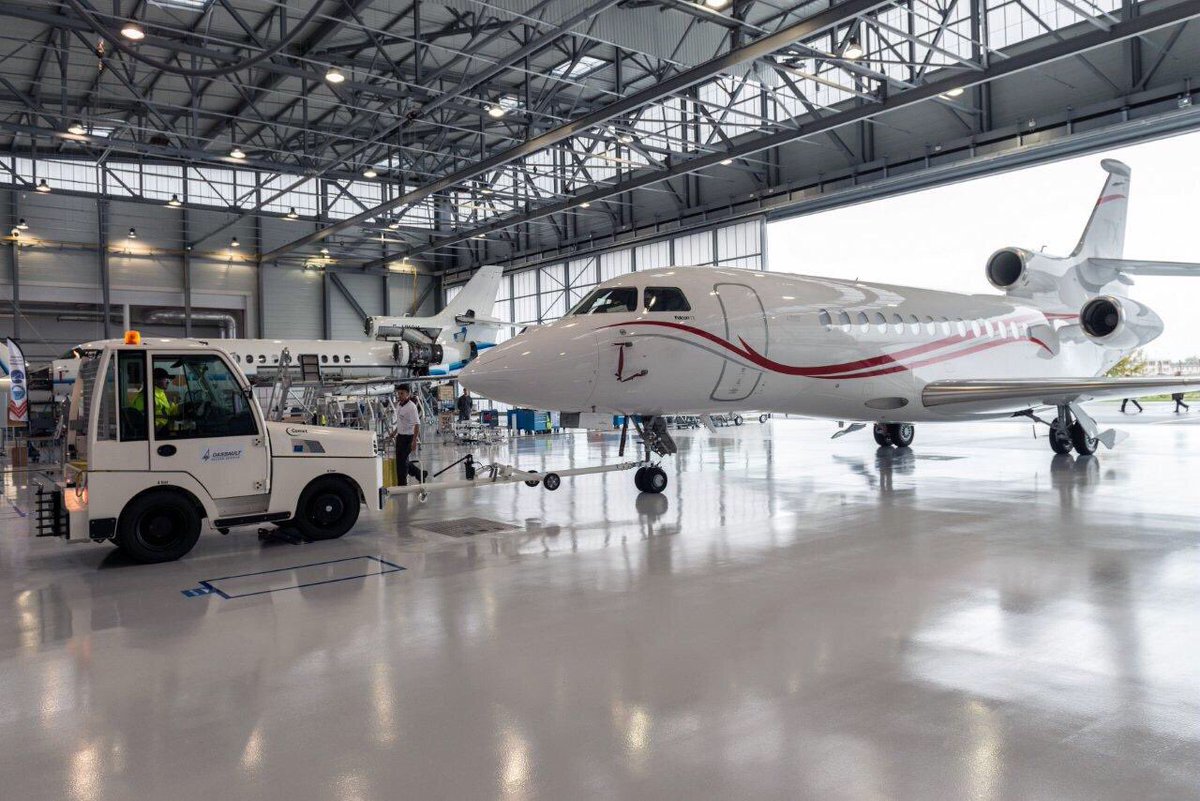 DFS new MRO facility has big opening in Bordeaux-Mérignac. dassaultfalcon.com/en/MediaCenter…