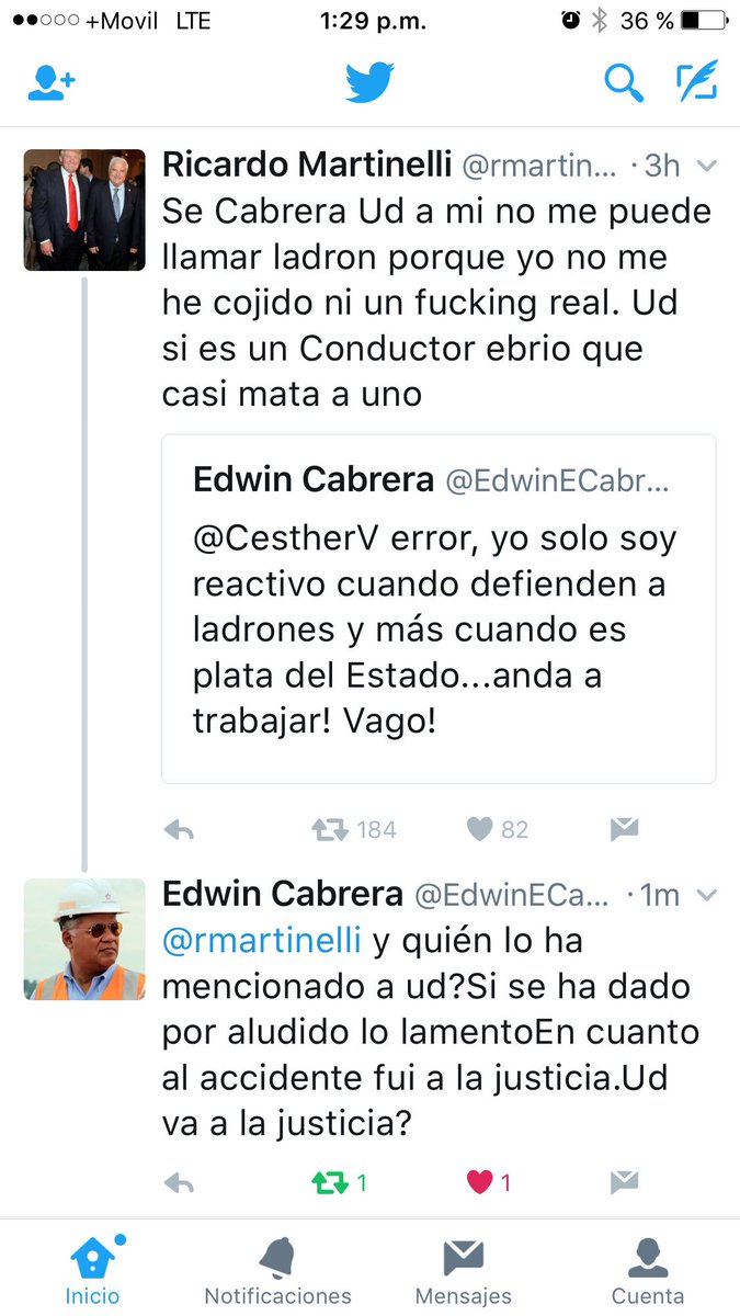 EDUASOTO's tweet photo. Ricardo Martinelli @rmartinelli Insulta a director de @radiopanama vía Twitter. #Procaz https://t.co/lyiTCk8rzg