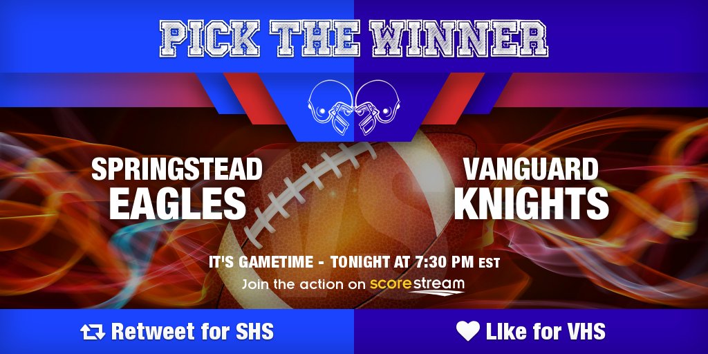 ScoreStreamSouthEast (@ss_bryan1) on Twitter photo Who wins?
RT for Springstead <a href="/SpringsteadFB/">Springstead Football</a>
Like for Vanguard <a href="/vanguard_high/">Vanguard High School Athletics</a>
Get the app 🏈 scorestream.com/app?rId=twg Who wins?
RT for Springstead <a href="/SpringsteadFB/">Springstead Football</a>
Like for Vanguard <a href="/vanguard_high/">Vanguard High School Athletics</a>
Get the app 🏈 scorestream.com/app?rId=twg