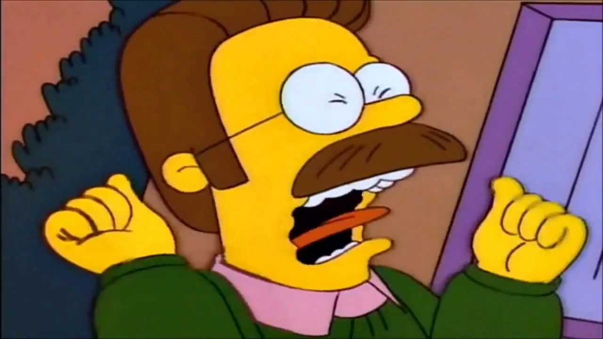 MFW there is a Ned Flanders parody metal band called okilly dokilly #Nedcor...