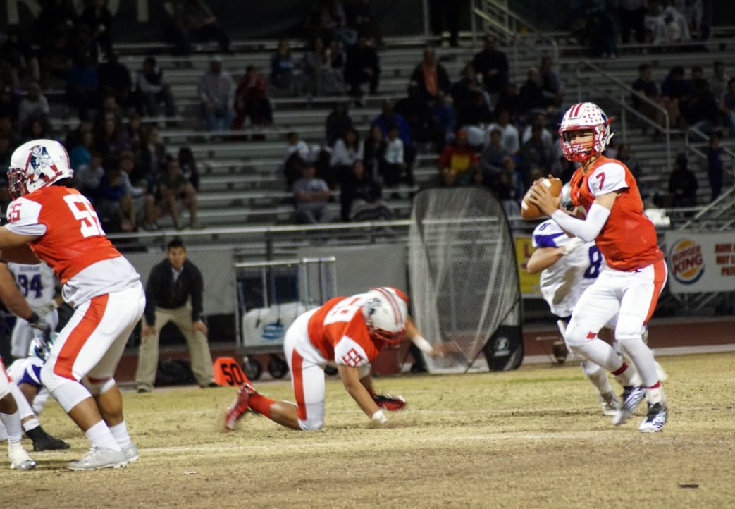 CoachMoniz's tweet image. #7QB @kenyonoblad for No.25 Liberty HS(NV) Patriots win 37-6!