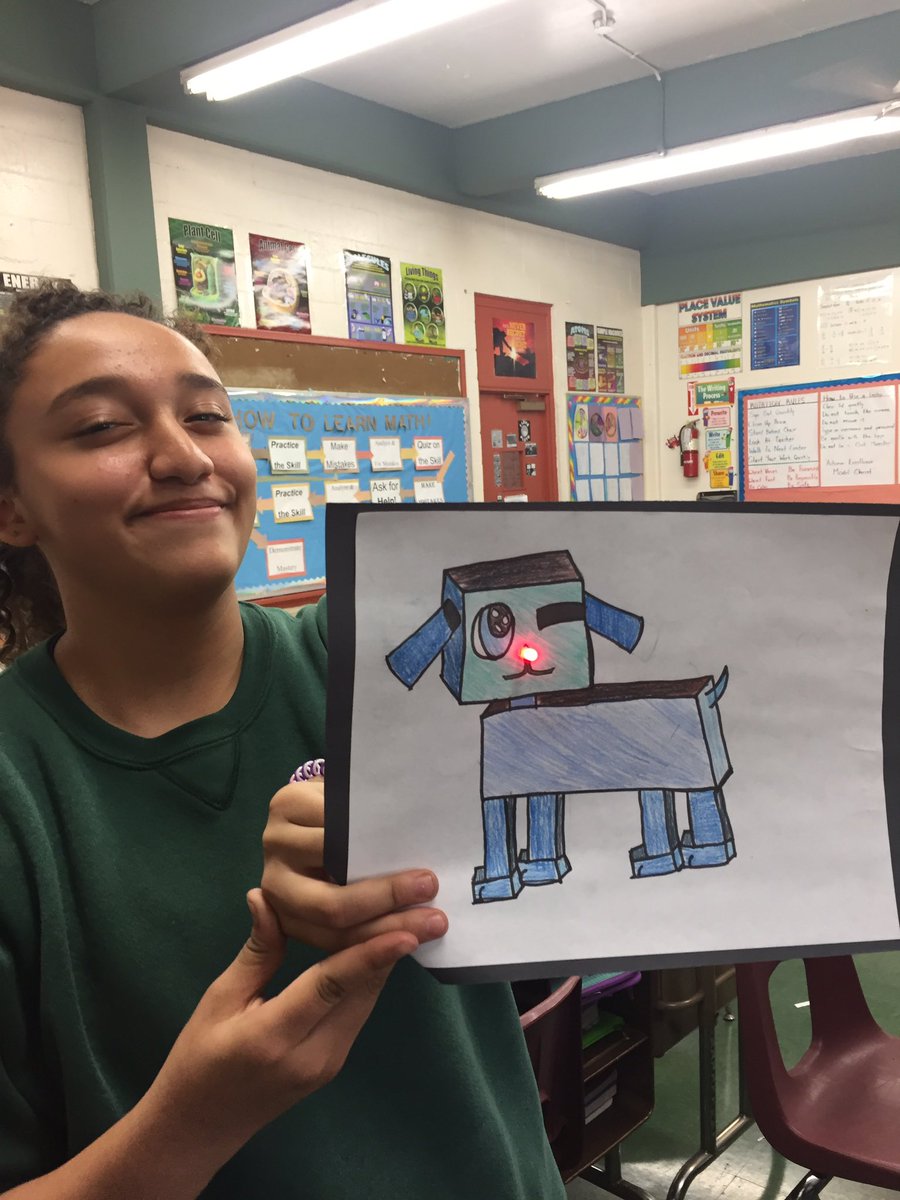 lx_snchz's tweet photo. This Years @arttrekinc inspired LED robots by @DIYGirls Resurrection. #stemgirlswag #diygirlscomingthrough #diygirls https://t.co/whgaP9Yvg0