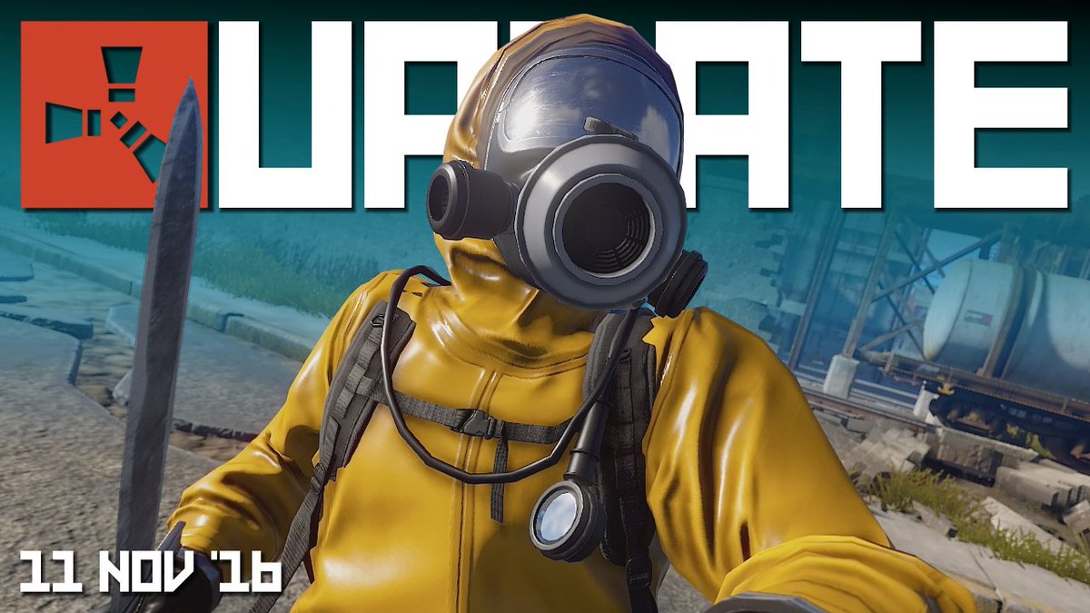 Shadow_frax's tweet photo. THE NEW HAZMAT SUIT IS IN!.. AND LOTS OF OTHER STUFF https://t.co/bWC6SRecCr RUST UPDATE 11 NOV '16 #playrust #shadowfrax https://t.co/ozvAy5rGRR