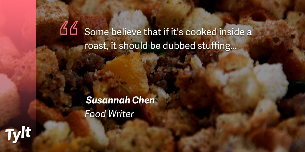 TheTylt's tweet photo. .@susannahchen also writes turkey and stuffing just go together for people
Vote by sharing #ItsStuffing
https://t.co/NavIeytPvC https://t.co/t4mrVJGZCO