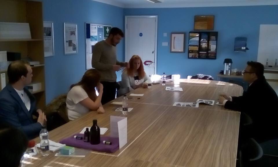 JCYEB_Hull's tweet photo. @KarlTurnerMP presented future business leaders in Hull #Taptag @courtscomforts @JadeSmithson @TensionlessHull with a grant today https://t.co/581OFQhlSr