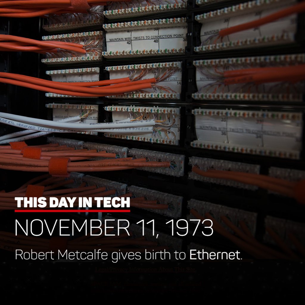 CNET's tweet photo. Engineer Robert Metcalfe and his team at Xerox in Palo Alto, California, wanted to connect computers over long distances. #ThisDayInTech https://t.co/zkRETH0Zo4