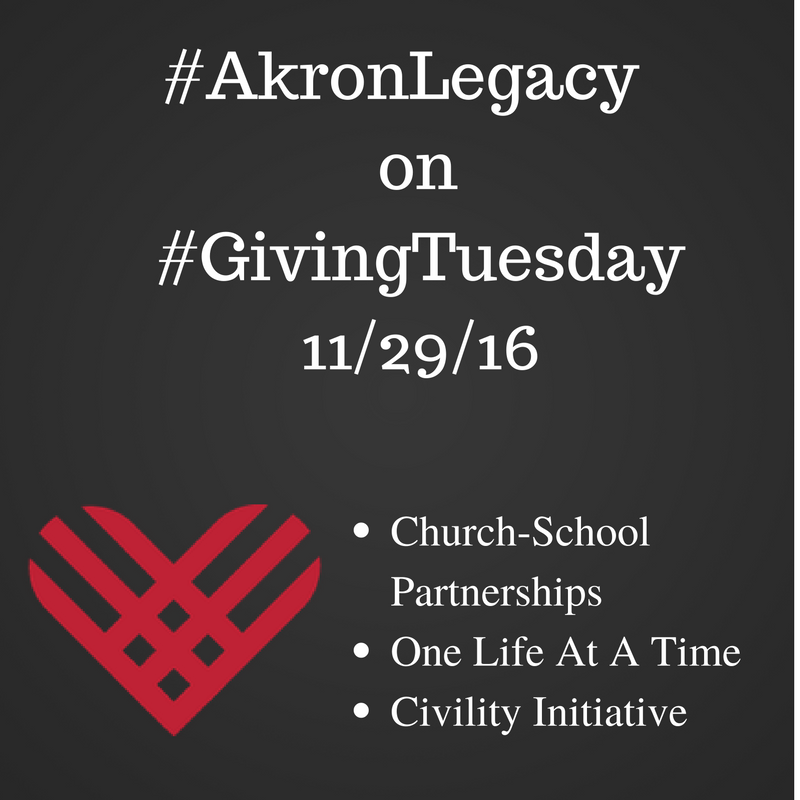 loveakron's tweet photo. Consider giving a special gift on November 29 to support Love Akron. #AkronLegacy #GivingTuesday @GivingTues https://t.co/94VbKI4zzY