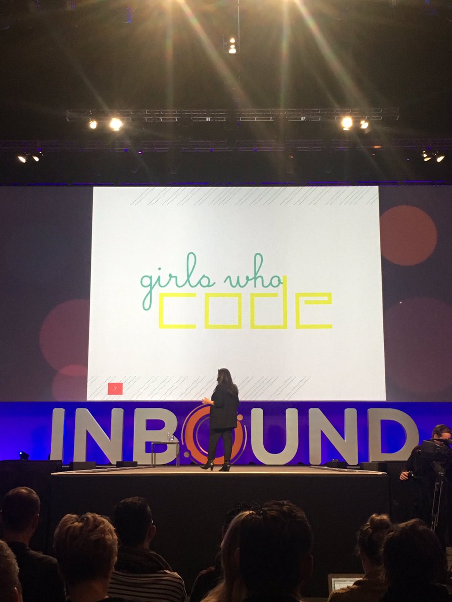 Get_Inbound's tweet photo. Going out on an inspirational high with @reshmasaujani #INBOUND16 @GirlsWhoCode https://t.co/n6fwfaA33J