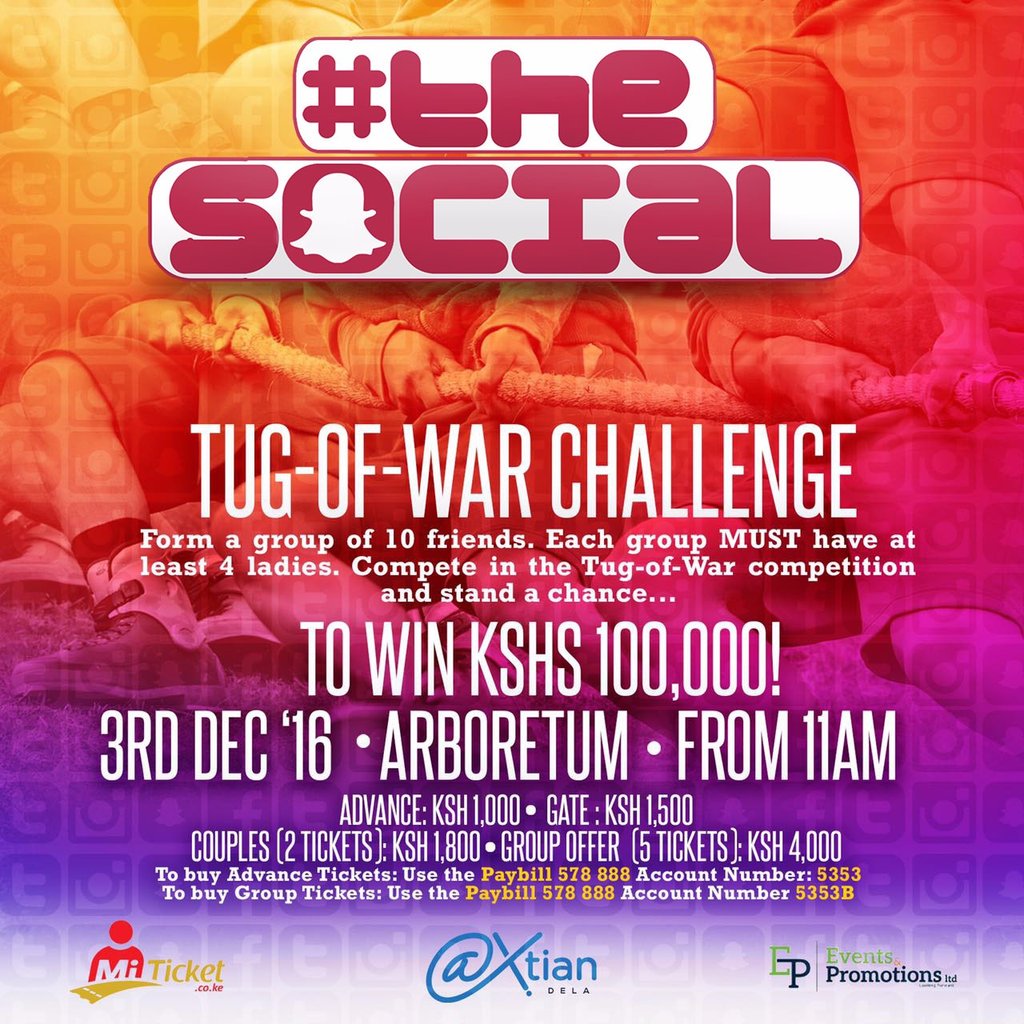 ArnoldOlunja's tweet photo. Just a few weeks people. This is the event to be, 3rd december from 11 am till late. @xtiandela @AdamMaina_  #TheSocial https://t.co/fzxMhlHSxK
