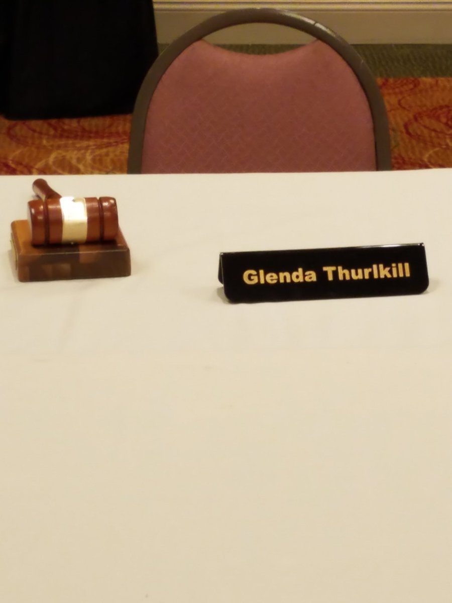 MrsCJW's tweet photo. #MSTA16 The empty chair. Thanks for your service to education. @ALittle2664 https://t.co/QUrcOIbmtk
