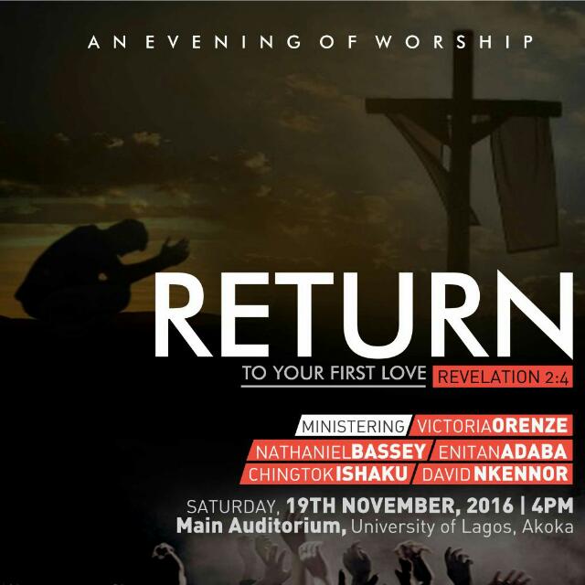 University of Lagos comes to live with #Thereturn an evening of praise and worship....