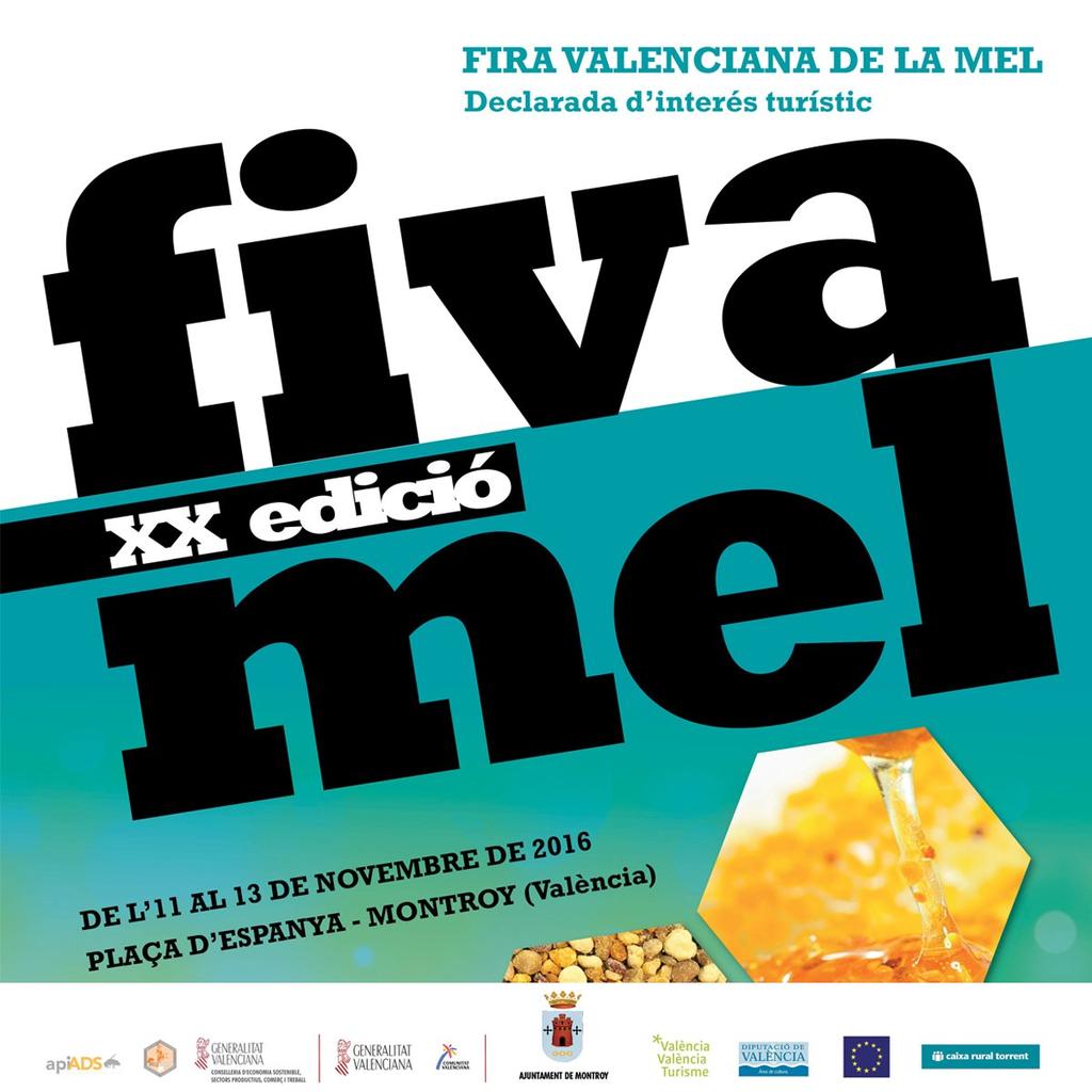 dipvalencia's tweet photo. 🍯🍯🐝🐝 La diputada d'Assessorament Municipal, Conxa García, inaugura la XX Edició de la Fira de la Mel de Montroi (Interés turístic) #Fivamel https://t.co/cL22EWTrpu