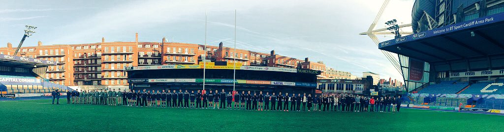Honour to join the armed forces for 2 minutes silence #lestweforget