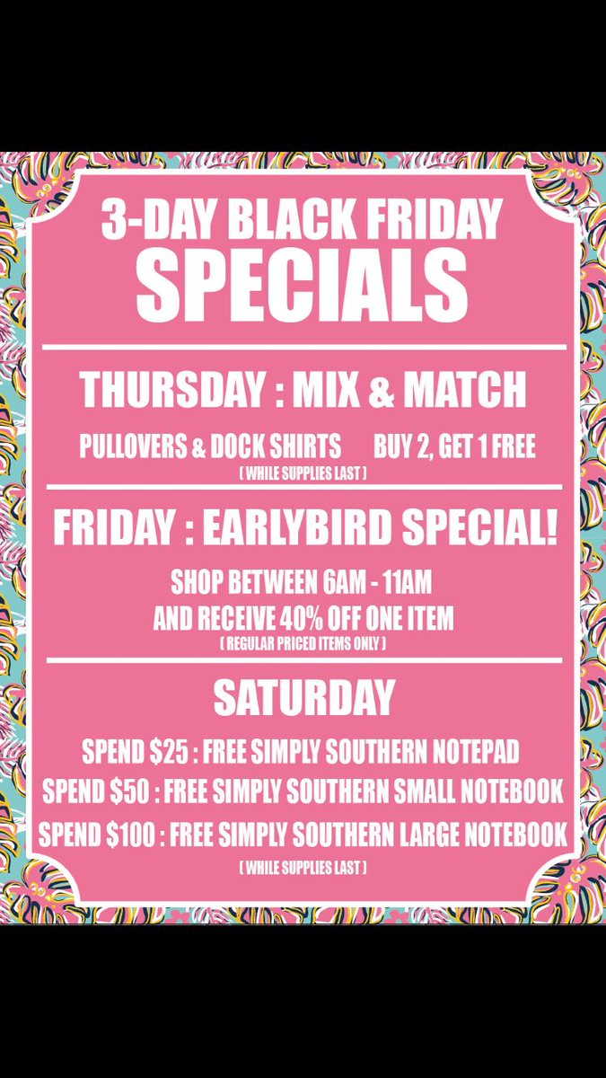 dazzleuponline's tweet photo. Here are our Black Friday Deals! Not all of our stores will be open for Thanksgiving, but for the ones that are there will be a great deal! https://t.co/Vp5yHSF9i8