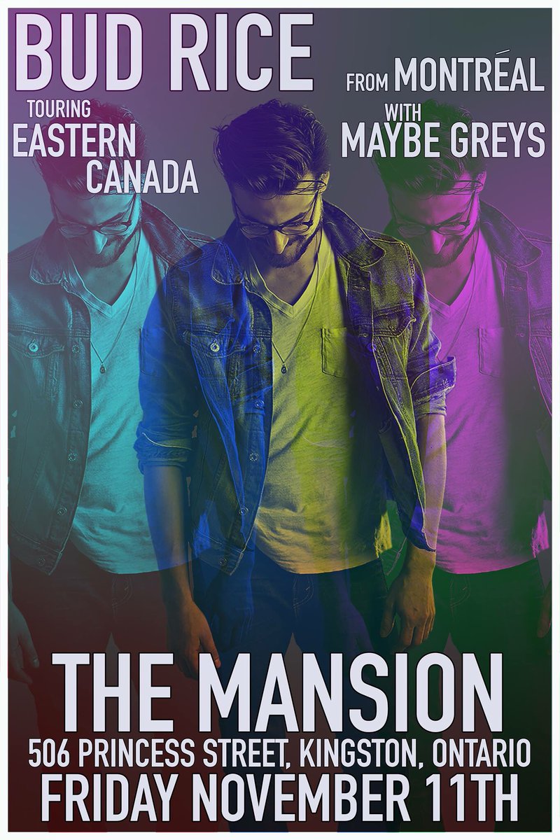It's #Day1 on the road w/ <a href="/budricemusic/">Bud Rice</a> for our #FallTour through #EasternCanada. Come check us out at #TheMansionKingston in Kingston, ON!
