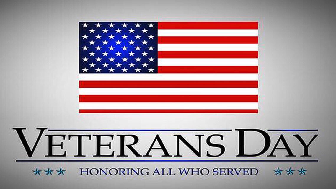 Thank you to all of the courageous men &amp; women who've served our country &amp; fight to protect our freedoms. We salute you. #VeteransDay