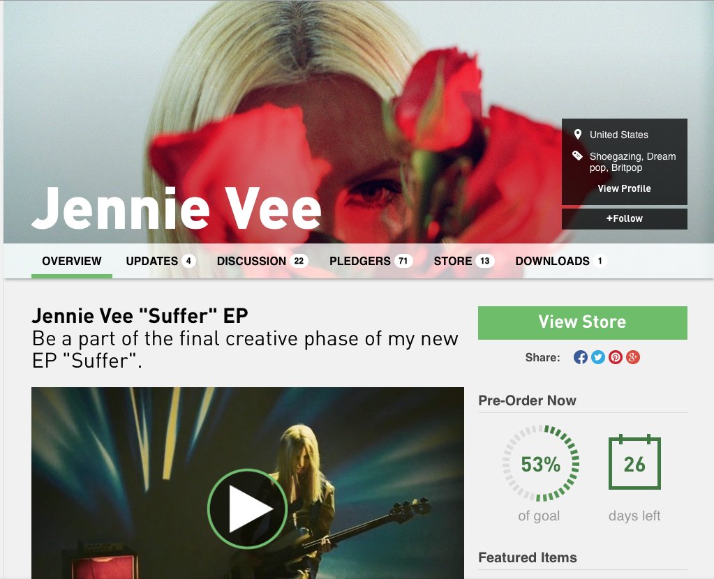 please help me get to 100% by pre-ordering my new EP!  &lt;3 pledgemusic.com/projects/suffer
