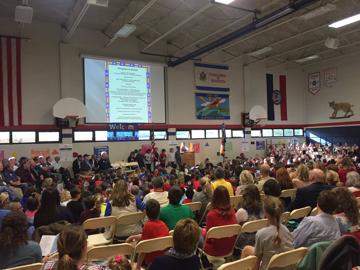 Thank you Veterans! <a href="/BarrettsElem/">Barretts Elementary</a> #VeteransDay #parkwayvets16