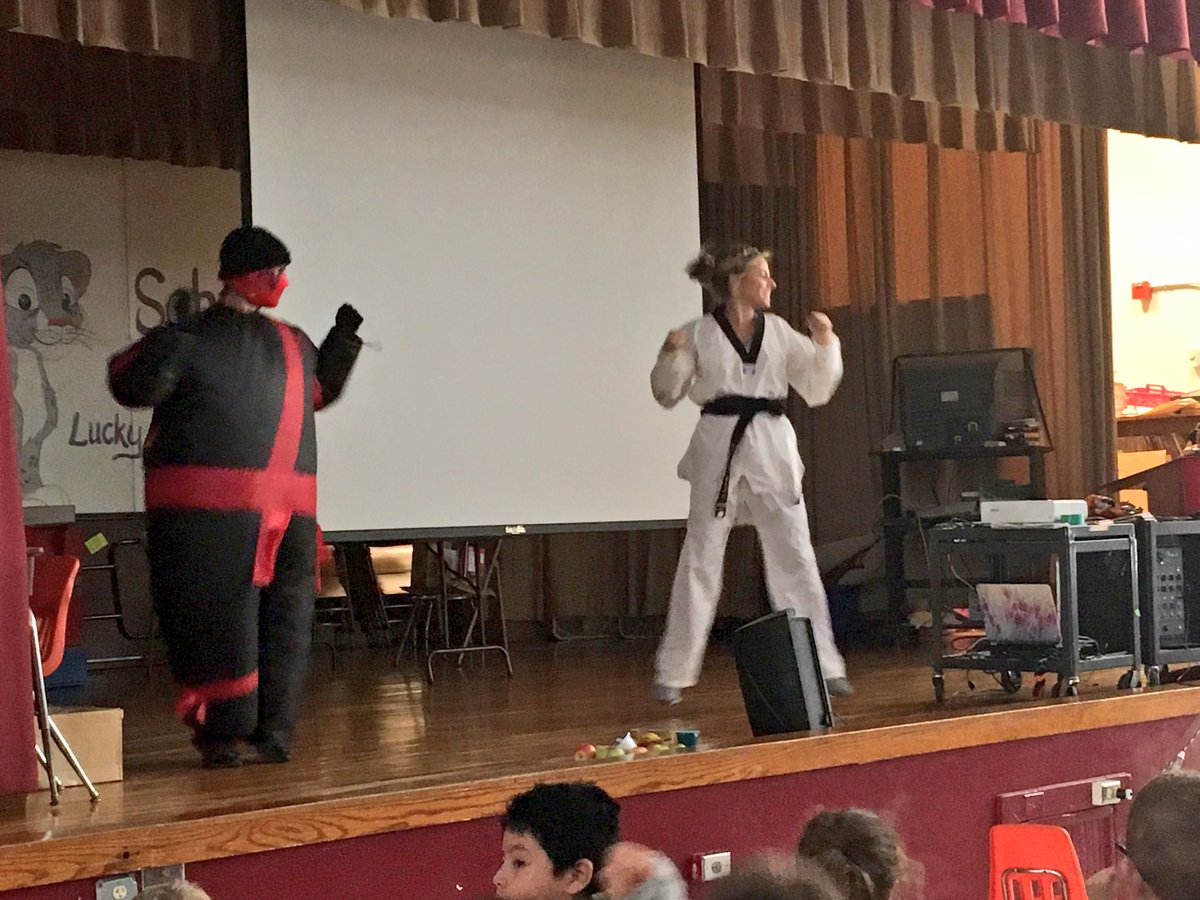 So this just happened - Math Facts Ninja kickoff! #makingsupermathematicians #wcpsmd